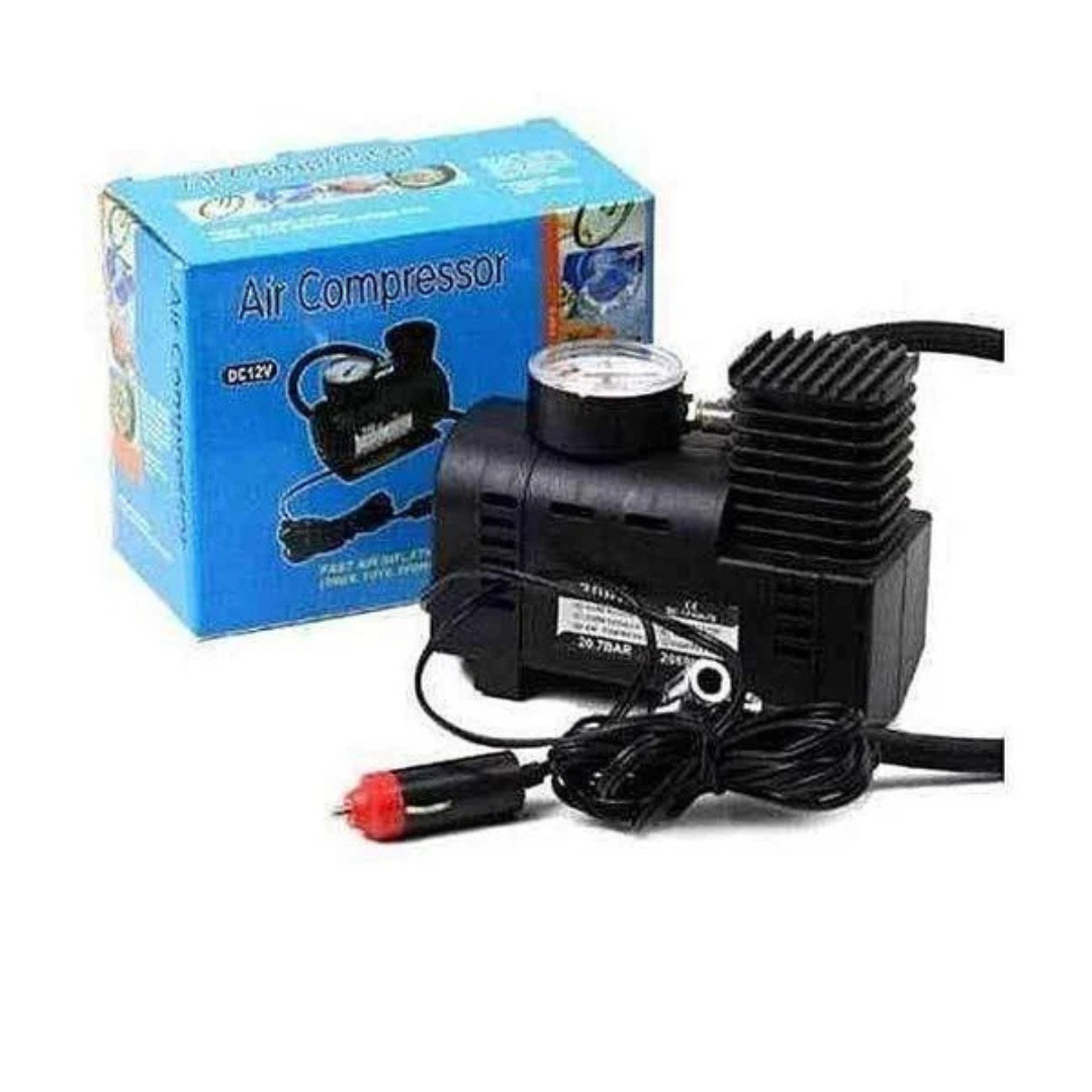 Mini 12V 300PSI Car Air Pump | Portable Electric Tyre Inflator Compressor for Cars & Bikes