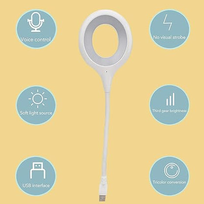 USB Voice Control Reading Lamp